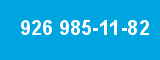 926 985-11-82 926 985-11-82